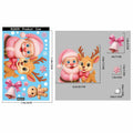 Christmas Window Clings – Reusable Static Stickers for Glass Door & Shop Window